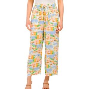 Cynthia Rowley Scenic Linen Pant